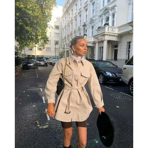 COZOK Women's Coats With A Belt
