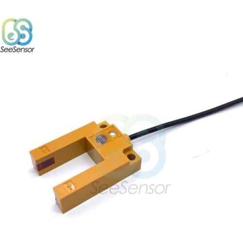 1PCS DC 10-30V E3S-GS30E4 Photoelectric Switch U-Shaped Adjustable Sensor NPN Normally Open 3-wire