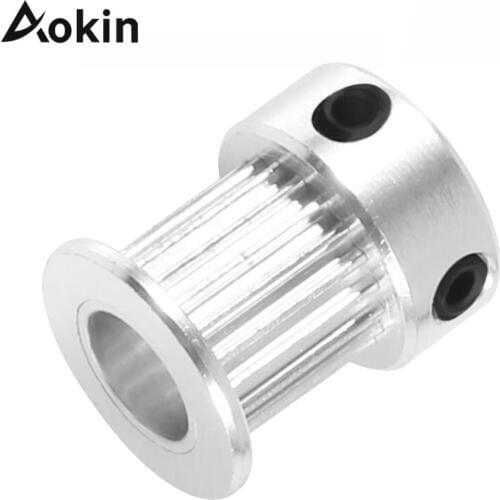 GT2 20 tooth 5mm 8mm Timing Pulley Aluminum 3D Printer Parts 2GT 20teeth Part Synchronous Wheel Gear with Screw Teeth