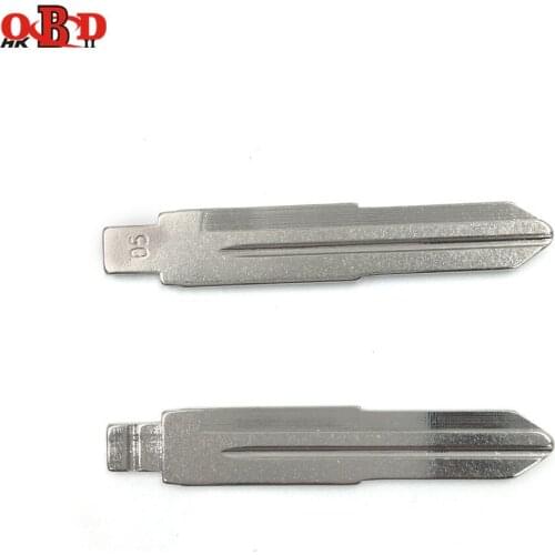 HKOBDII 10 pcs/lot Metal Blank Uncut Flip KD Remote Key Blade Type #05 for Suzuki for Chevrolet Key Replacement