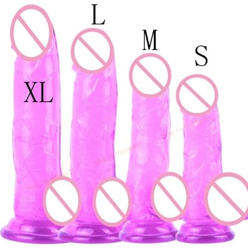 Lesbian Sex Toy Realistic Dildo Soft Dildo Sex Toys for Women Sex Toys Big Dildo for Women Female Masturbation Vibrator Penis