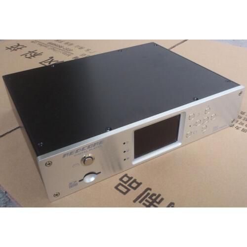 300A silver full Aluminum Preamplifier player enclosure/amplifier chassis BOX
