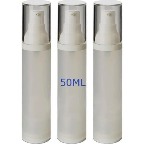 Makeup packaging 20ml 30ml 50ml plastic airless pump bottle for cosmetics