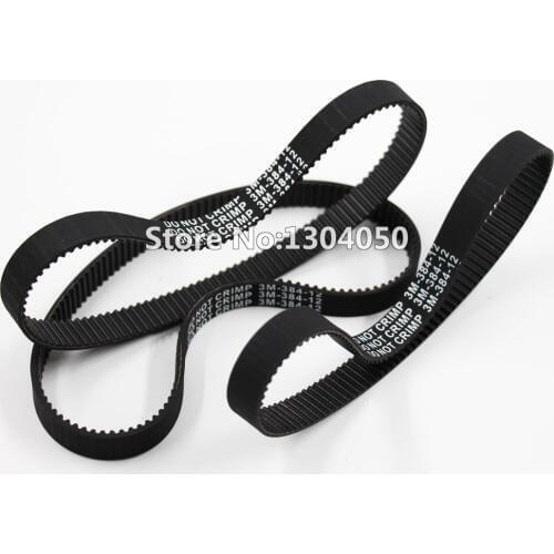 LOT OF 3 BELTS HTD 384-3m-12 Pulse Scooter Drive Belt Revolution City Skull Electric Scooter Part new