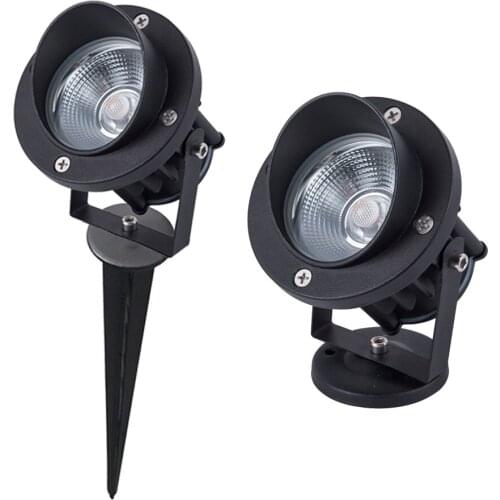 New Arrived Outdoor COB Garden Lawn Lamp Light 220V 110V 12V Outdoor LED Spike Light 3W 5W 7W 9W 10W Path Landscape Spot light