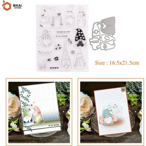 New Design Santa Claus Metal Cutting Dies Cut Decoration Scrapbook Paper Card Embossing Christmas Decor Craft Dies 2021