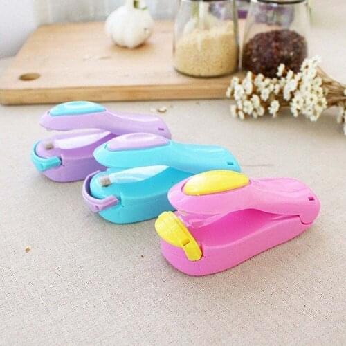 Mini Portable Food Sealer Snack Bag Clip Home Snack Bag Sealer Heat Sealing Machine Sealer Kitchen Accessories Tools