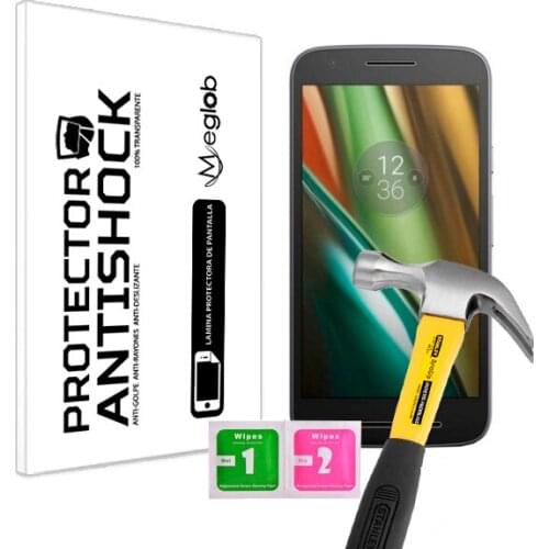 Screen protector Anti-Shock Anti-scratch Anti-Shatter compatible with Motorola Moto E3