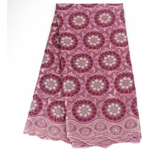 SJ Lace African Dry Lace Fabric 2021 High Quality Lace Swiss Voile Lace In Switzerland 100% Cotton Swiss Lace Fabric Soft gx3-64
