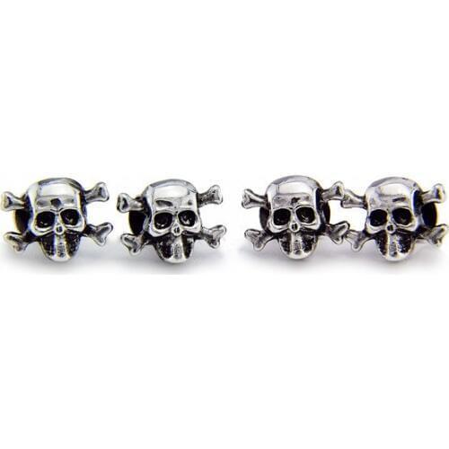 SPARTA High quality metal Skull dress suit buttons make old mens 4 pieces small buttons + Free Shipping !!! metal buttons