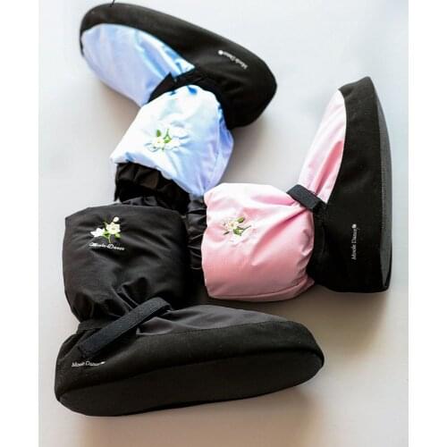 Warm Shoes for Girls Women Zapatillas De Ballet Winter Dance Ballerina Shoe Kids Up Booties Castle Flo Point -Up Boots