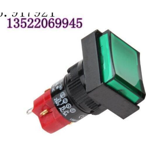 [ZOB] Progressive Alliance button switch rectangle 4 normally open 4 normally closed D16LMT1-4AB --5PCS/LOT