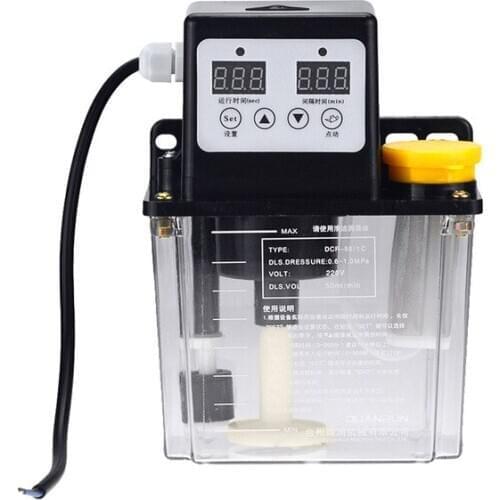 0.5/1/2 Liters lubricant pump automatic lubricating oil pump 0.5/1/2 Liters 220V cnc electromagnetic lubrication pump lubricator