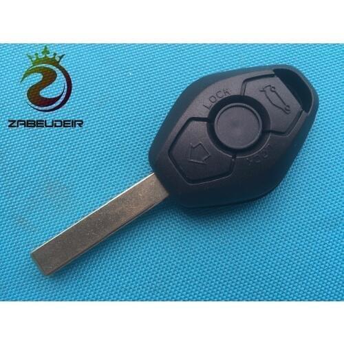 10pcs/lot of new Key Remote Fob Case Replacement Car Key Shell Cover Keyless Fob For BMW 1 3 5 6 7 Series X3 X5 Z3 Z4