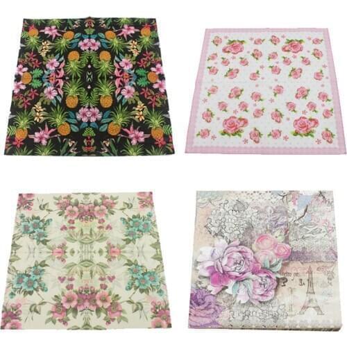 20 Pcs Family Kitchen Table Napkins Paper Towel Tissue Serviettes Festive Party Supplies Home Wedding Restaurant Hotel