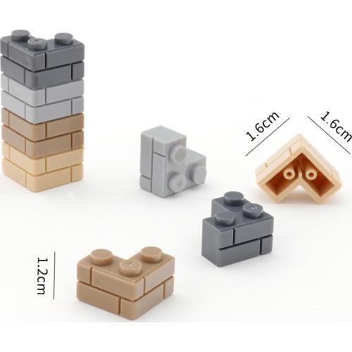 240pcs DIY Building Blocks Thick wall Figures Bricks 1+2 Dots Educational Creative Size Compatible With Brand Toys for Children
