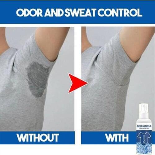 30ml Creative Instant Cooling Spray Long Lasting Effect Summer Sports Moisture Wicking Spray Portable Effective Outdoor Tool