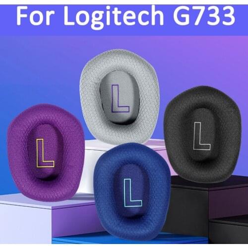 For Logitech G733 EarPads100% brand New Cushion Sponge Soft Foam Cushion For Logitech G733 Headphones Replacement Earpads