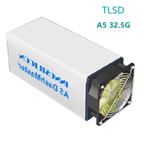 TLSD Used Innosilicon A5 32.5G Bitcoin Mining Machine with Power Supply