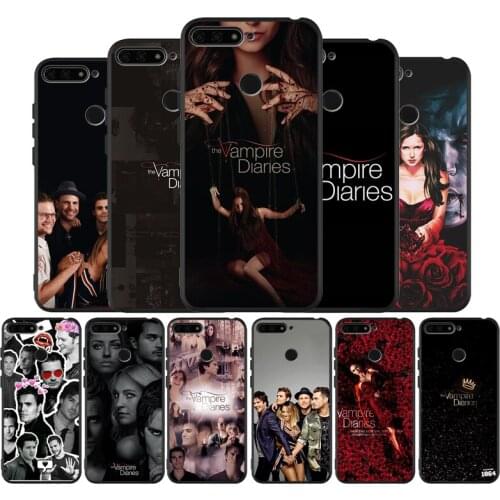 The Vampire Diaries Stefan Damon Salvatore Black Soft Phone Case For Honor 8X 9 8 10 20 30 Lite Pro MATE 9 10 20 30 Pro Lite