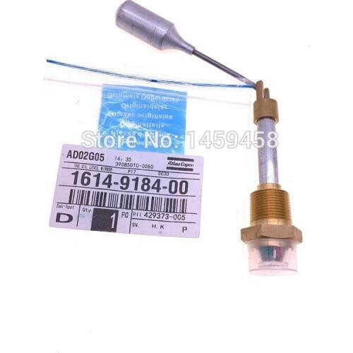Free shipping 2pcs/lot 1614918400 (1614-9184-00 ) oil level gauge alternative spare parts for screw air compressor