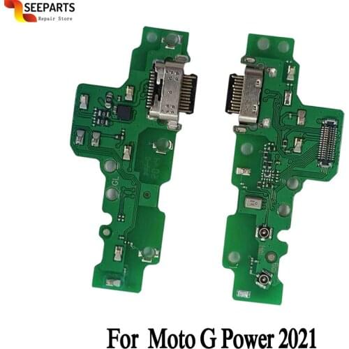 For Motorola Moto G Power 2021 Charging Port Flex Cable Replacement Parts USB Dock Charger Flex Cable Moto G Power 2021