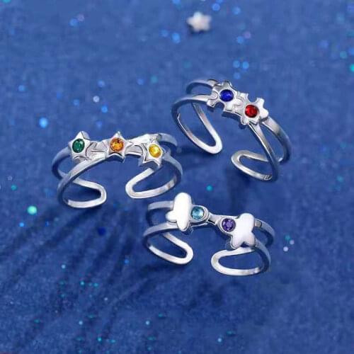 IDOLISH7 Cosplay Finger Ring Osaka Sogo Nikaido Yamato Izumi Mitsuki Finger Ring Fashion Jewelry Halloween Costume Prop