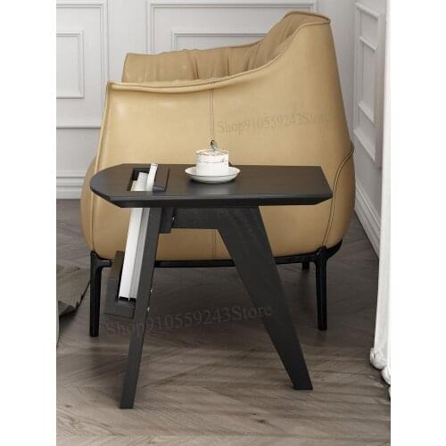 Customized Nordic Solid Wood Side Table Simple Modern Creative Coffee Table Combination Small Apartment New Chinese Corner Table