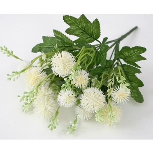 Twelve Head Sea Urchin Simulation Flower Home Decor Shooting Props lies Plastic Wedding Decoration Artificial Flowers