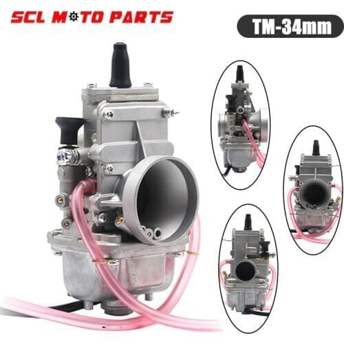 Alconstar-Racing TM34 Mikuni Flachschieber Vergaser Carburetor For HONDA LT250 CR125R CR250R KTM SX125 SX250 KAWASAKI KX125