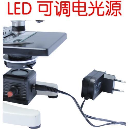 2018 Hot Dropship LED Microscope Bottom Light Source Lamp for Professional Microscopes Parts Free Shipping