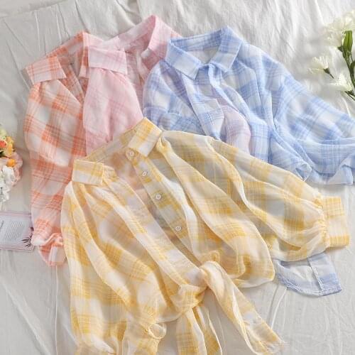 Lihahafang Women's Plaid Shirts