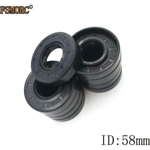TC-58*68*70*72*75*80*82*85*86*89*90*92*95*103*7/8/9/10 NBR Shaft Oil Seal Nitrile Covered Double Lip With Garter Spring
