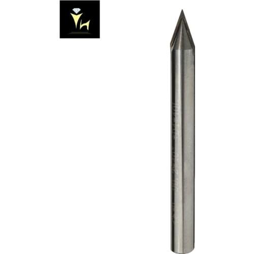 MCD 25 Degree V Shape CNC Engraving Diamond Tools Engraver For Jewellery ( Diamond Width: 0.25-12mm )