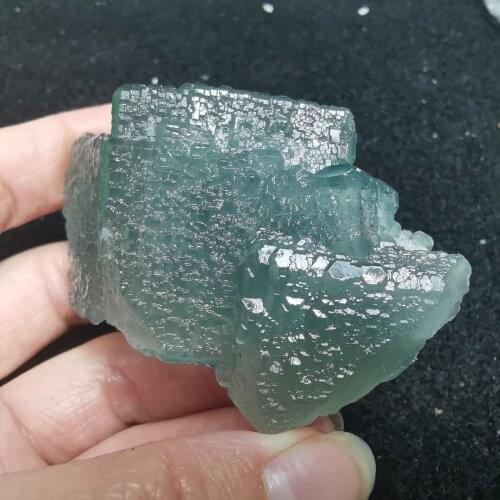 Natural blue-green fluorite mineral specimen aura meditation healing teaching collection home decoration ornament appreciation