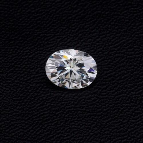 Including The Certification On Sales D Color 2x4~10x14mm VVS1 Oval 3 Ex Brilliant Cut Moissanite For Discount Quality