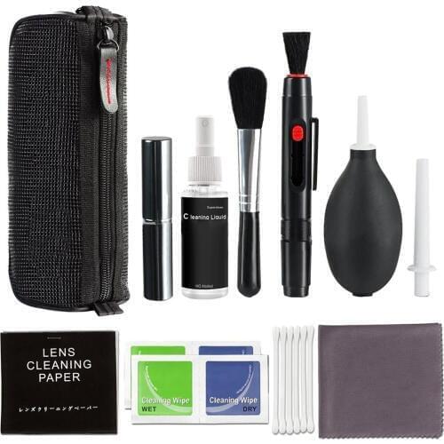 Professional DSLR Lens Camera Cleaning Kit Equipment Spray Bottle Lens Pen Brush Blower Practical Digital Camera Clean Tools
