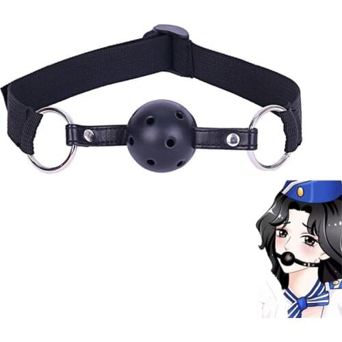 New Woman Sexy 3 Erotic Fun Toy Mouth Gag Sex Bondage Mouth Plug Adult Mouth Ball Exotic Accessories Adult Supplies Toys