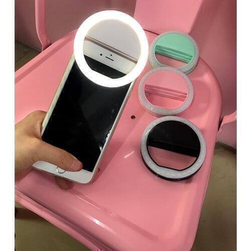 Selfie Ring Mirror Makeup Case For Coolpad Canvas Conjr Cool Play 6 Fancy Pro N2M LED Light Flash UP Android Mobile Phone Cover