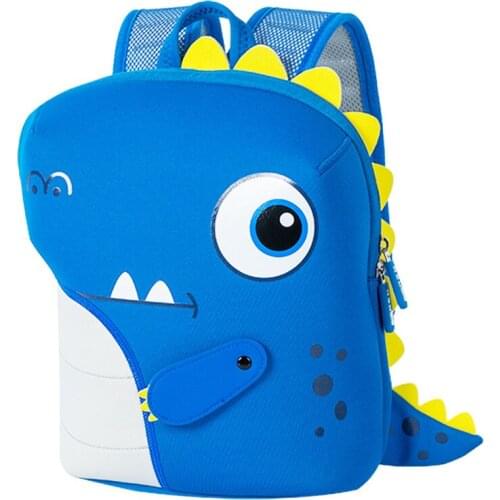 3D Cartoon Dinosaur School Bags for Girls Boys Cute Dog Design School Backpack Toddler Book Bag Kindergarten Kids Bag Mochila