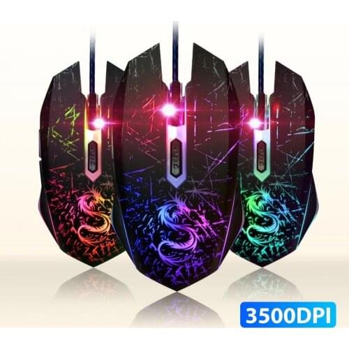 USB Mouse мышь 3500dpi Optical Wired Mouse Gaming Mouse Mice мышка For PC Laptop Computer Mouse gamer мышки