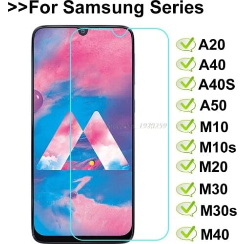 Samsung Galaxy A50 M30 M30s M40 M20 Tempered Glass Protective Film Screen Protector for Samsung Galaxy A40 A40s A20 M10s M10