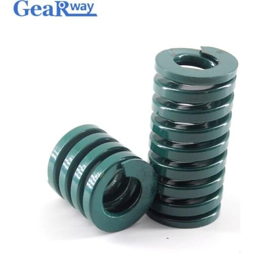 Gearway Green Die Spring Long 28% Compression Ratio Compression Die Spring TH30x30/30x35/30x40/30x55/30x60mm Mold Spring