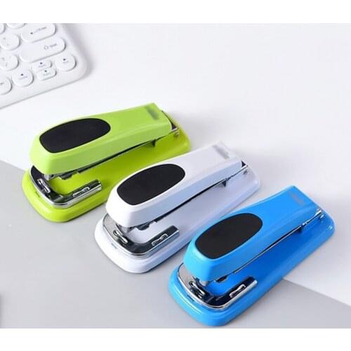 1Pc 360 Degree Rotating Stapler Office Student Labor-saving Staplers Machine , Binding 25 Sheets Paper Stapler Stationery
