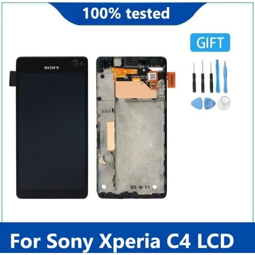 100% tested Grade AAA 5.5' For Sony Xperia C4 LCD Display For Sony Xperia C4 E5303 E5306 E5333 Screen Touch Digitizer Assembly