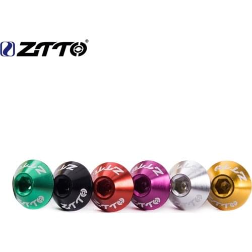 16pcs ZTTO M5*10mm Water Bottle Cage Ultra Light 7075 AL hex socket screws head screws