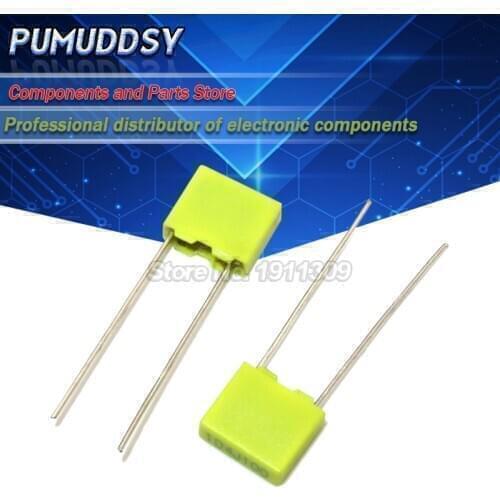 20PCS Correction Capacitor 470NF 474J 63V 5mm Polypropylene Safety Plastic Film Capacitor