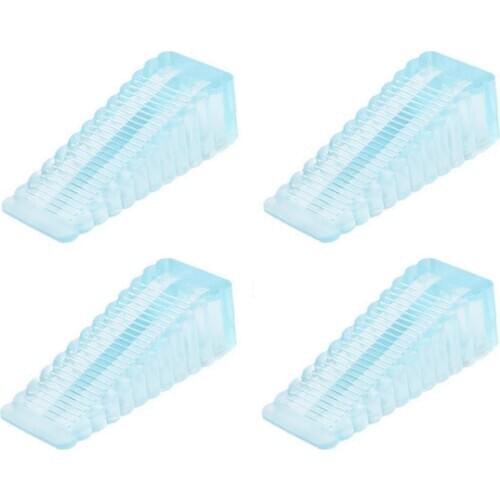 4PCS Silicone Door Stopper Windproof And Anti-pinch Safety Door Wedge Door Top Anti-Collision Door Clip Block Stopper
