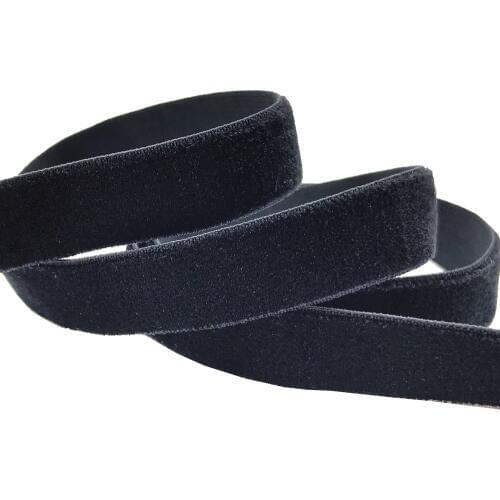5Yards 10mm Black Velvet Elastic Strap Hair Tie Accessories DIY Hand Crafts Gift box packing Ribbon