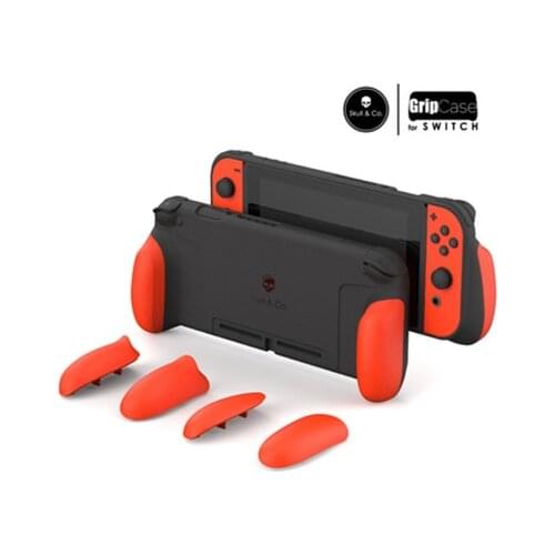 Direct Docking Hand Grip Stand Case Shell Cover Ergonomic Handle Shell with Plus Trigger Snap Grip for Nintend NS Switch Console